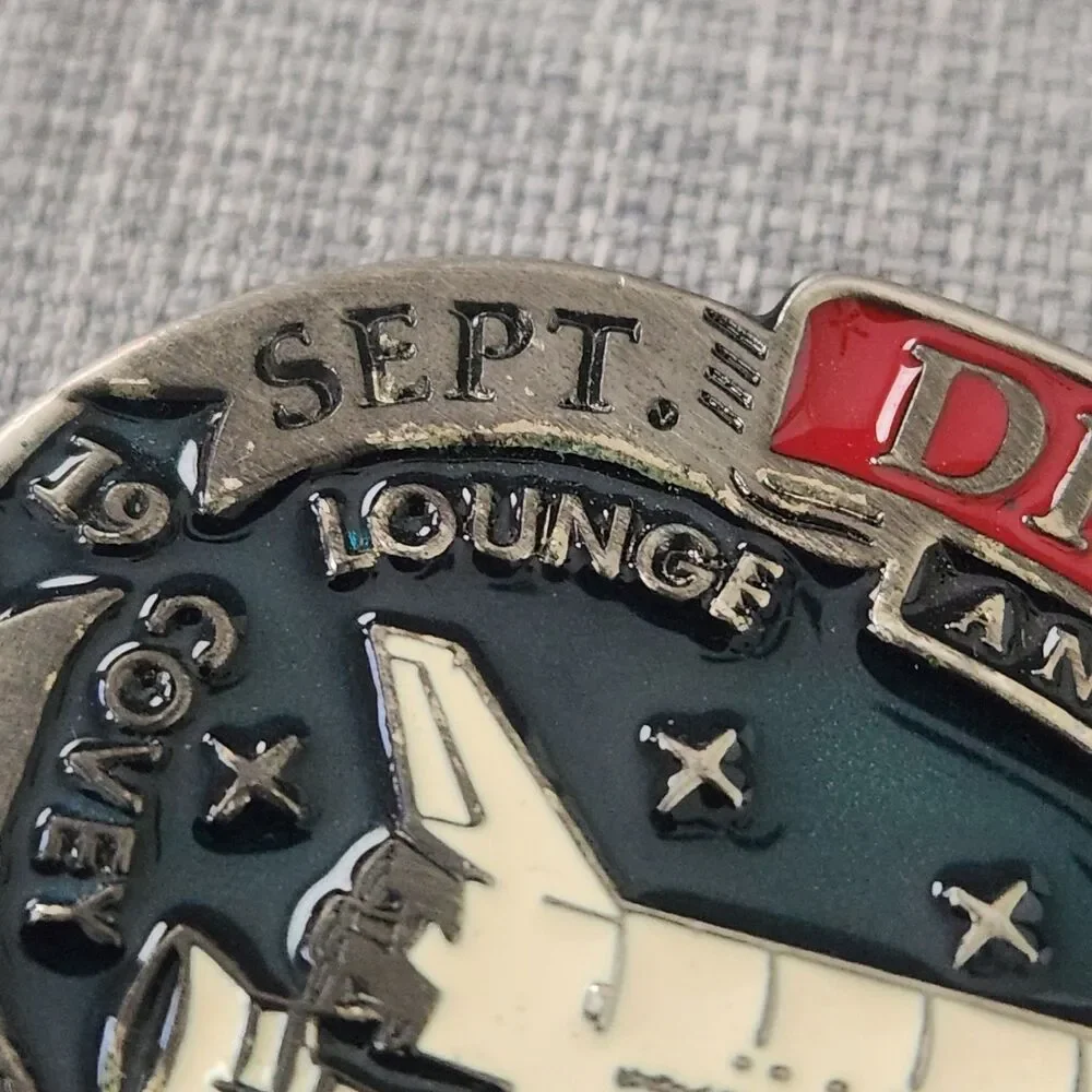 Vintage NASA Space Shuttle Discovery Sept. 29th 1988 Belt Buckle # 2389